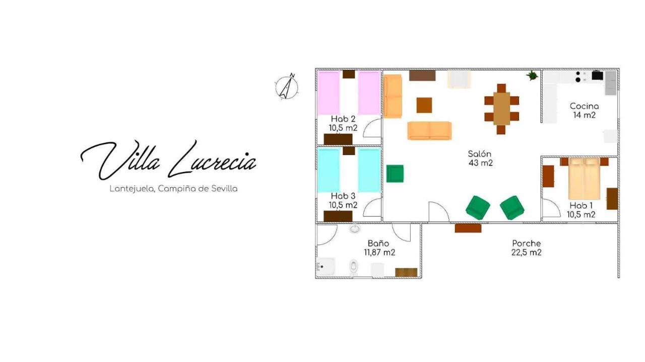 Casa Rural Villa Lucrecia La Lantejuela Екстериор снимка